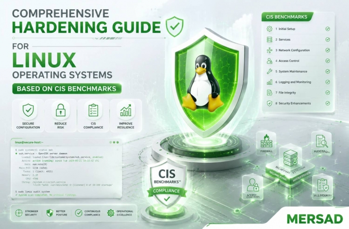 نمودار سخت‌سازی لینوکس بر اساس CIS Benchmarks